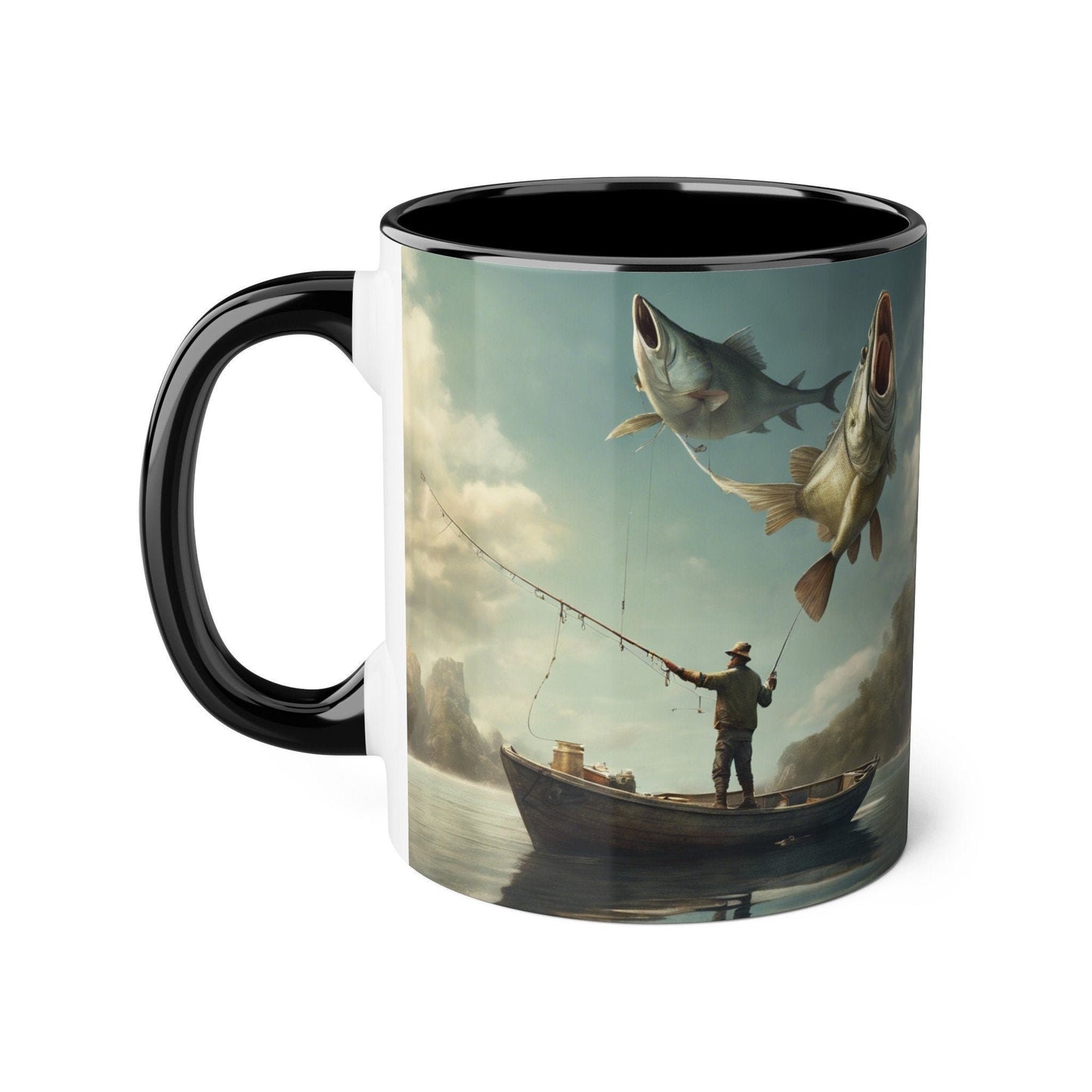 Fisherman Accent Mugs, 11oz