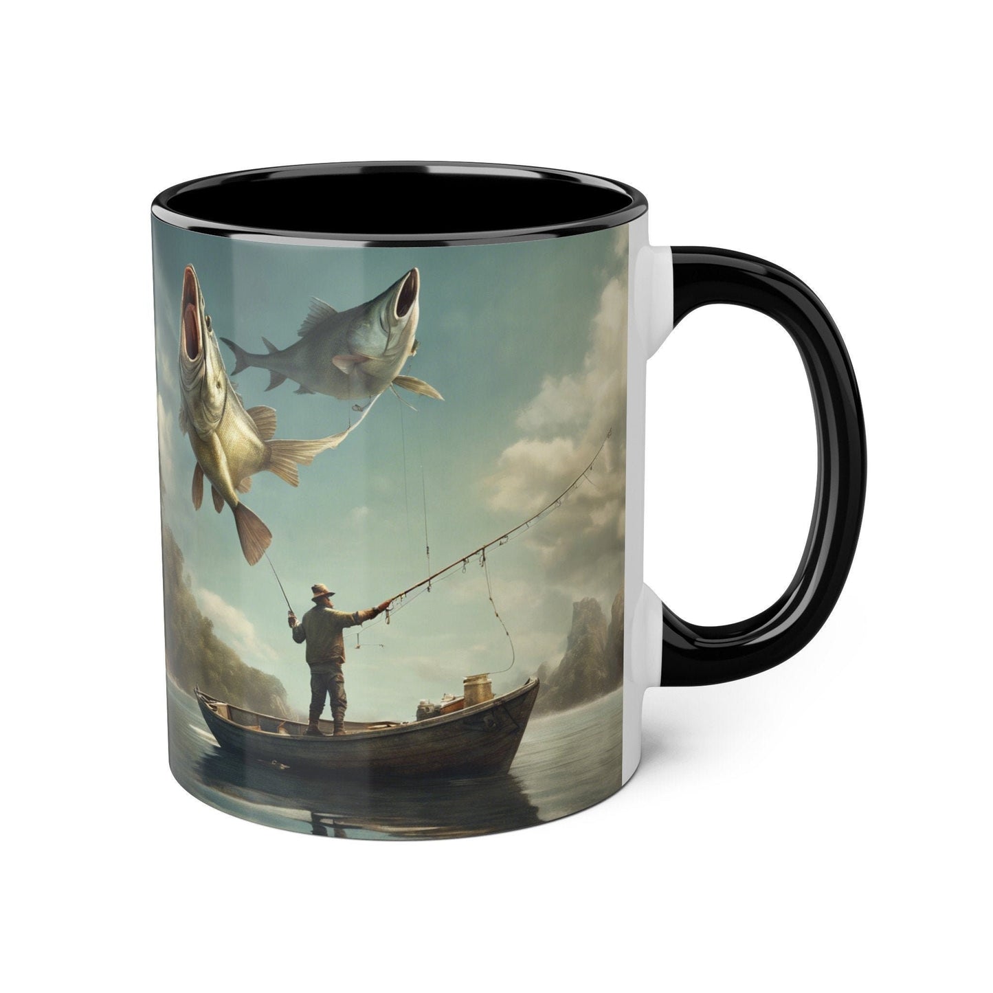Fisherman Accent Mugs, 11oz