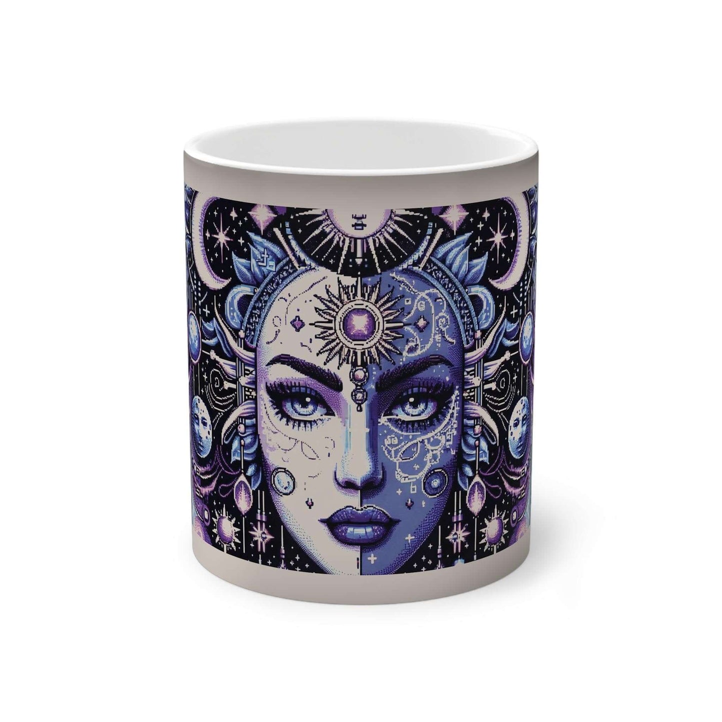 Starry Color-Changing Mug, Magic Heat-Sensitive Coffee Cup with Hidden Design, Fun Coffee Lover Gift, Unique Kitchen Decor, Morning