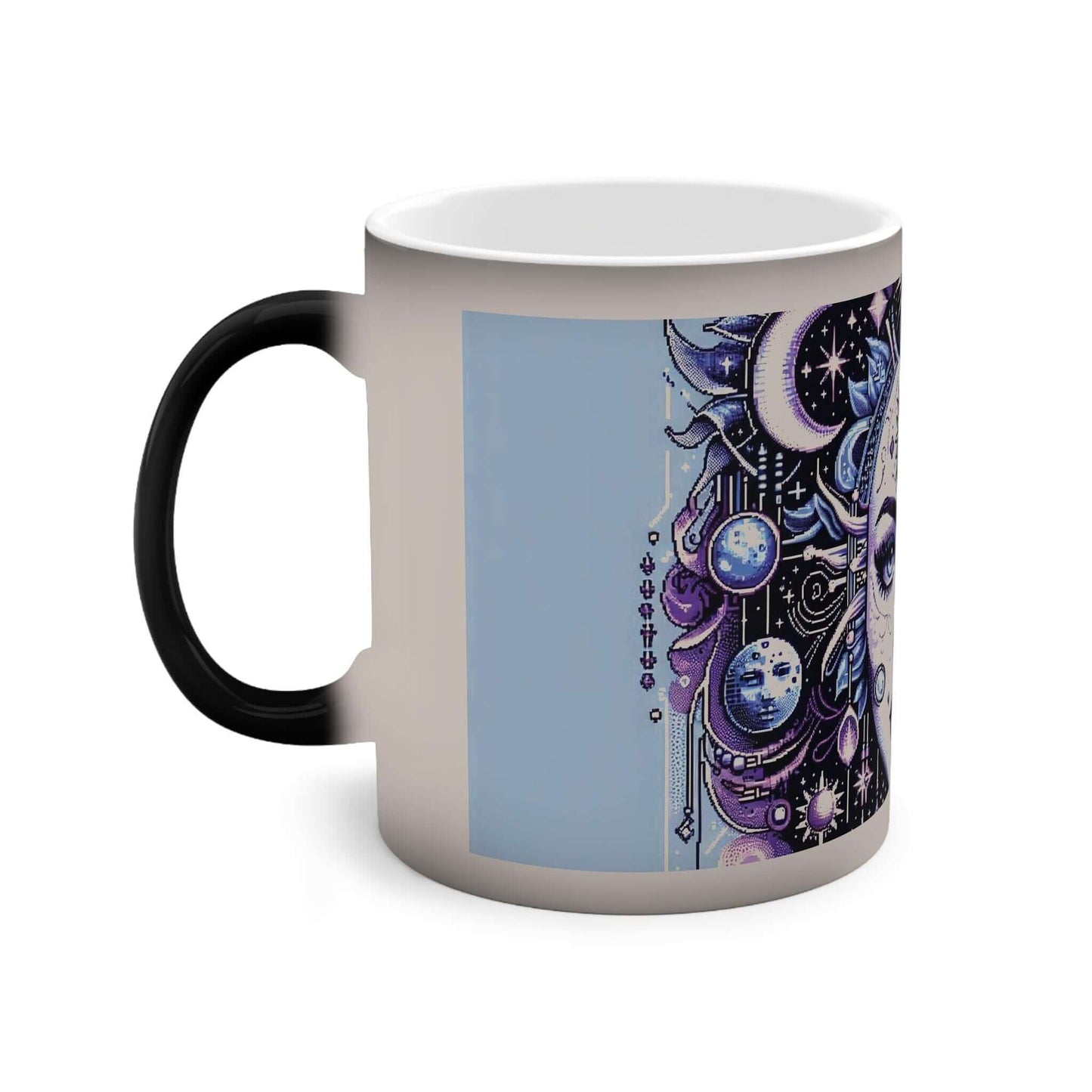 Starry Color-Changing Mug, Magic Heat-Sensitive Coffee Cup with Hidden Design, Fun Coffee Lover Gift, Unique Kitchen Decor, Morning