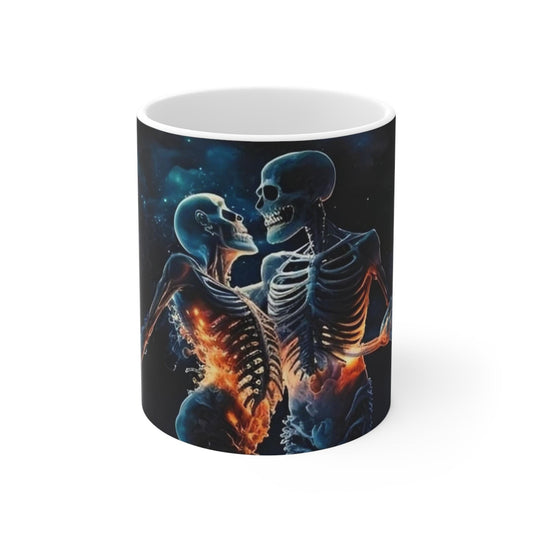 Loves Eternal Dance Artistic Mug Design Perfect for Couples Mugs